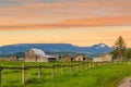 Grand Teton Mountains, Wyoming. Royalty Free Stock Photo