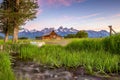 Grand Teton Mountains, Wyoming. Royalty Free Stock Photo