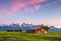 Grand Teton Mountains, Wyoming. Royalty Free Stock Photo