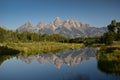 Grand Teton National park landscape Royalty Free Stock Photo