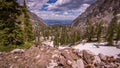 Grand Teton National Park Paintbrush Canyon Royalty Free Stock Photo