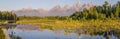 Grand Teton Panorama Royalty Free Stock Photo