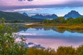 Grand Teton Reflection at Sunrise Royalty Free Stock Photo