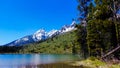 Grand Tetons and Jenny Lake Royalty Free Stock Photo