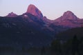 Grand Tetons Mountain Range Teton Mountains with Sunset Light