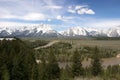 Grand Tetons NP and the Snake River Royalty Free Stock Photo