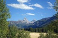 Grand Tetons Peaks - West Side, Wyoming Royalty Free Stock Photo