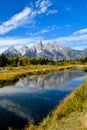 Grand Tetons and the Snake River Royalty Free Stock Photo