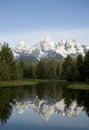 Grand Tetons Schwabacher Landing Royalty Free Stock Photo