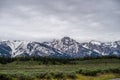 Grand tetons sunrise wyoming Royalty Free Stock Photo