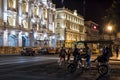 Grand Theater and Hotel Inglaterra nighttime Havana
