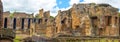 Grand Thermae or Grandi Terme of Villa Adriana or Hadrians Villa archaeological site of UNESCO in Tivoli - Rome - Lazio Royalty Free Stock Photo