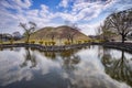 Grand Tumuli Park, Gyeongju, South Korea Royalty Free Stock Photo