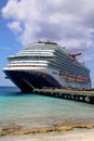 Grand Turk Beach Cruise Port Terminal in Turks and Caicos Royalty Free Stock Photo