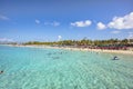 Grand Turk Beach, Turks and Caicos Islands Royalty Free Stock Photo