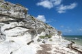 Grand Turk Island Beach And Rocks Royalty Free Stock Photo