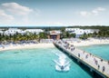 Grand Turk island, Turks and Caicos Royalty Free Stock Photo