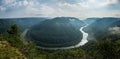 Grand View or Grandview in New River Gorge Royalty Free Stock Photo