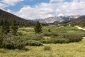 Grand View of the Never Summer Range in Northern Colorado Royalty Free Stock Photo