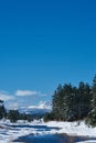 Grand View over River by Portola California