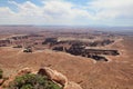 Grand View Point Overlook in Canyonlands National Park. Utah Royalty Free Stock Photo