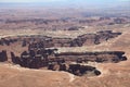 Grand View Point Overlook in Canyonlands National Park. Utah. USA Royalty Free Stock Photo