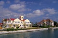 Grand Waterfront Homes on Grand Cayman Royalty Free Stock Photo