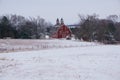 Grandaddy of all the Red Barns Royalty Free Stock Photo