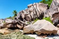 Grande Anse Beach, Island La Digue, Republic of Seychelles, Africa