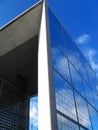 Grande Arche de la Fraterni in La defense of Paris Royalty Free Stock Photo