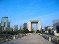 Grande Arche, Paris, France. Royalty Free Stock Photo