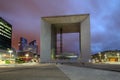 The Grande Arche, Paris - La Defense, France Royalty Free Stock Photo