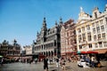 Grande place, Urbanscape of Brussel, capital of Belgium Royalty Free Stock Photo