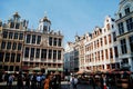 Grande place, Urbanscape of Brussel, capital of Belgium Royalty Free Stock Photo