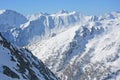 Grande Rochere and Mont Tsichette Royalty Free Stock Photo