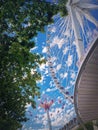 Grande Roue de Paris ferris wheel in the amusement park, France Royalty Free Stock Photo