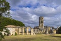 Grande-Sauve Abbey, UNESCO site, Benedictine monastery near La Sauve, Aquitaine, Gironde, France Royalty Free Stock Photo