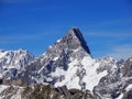 Grandes Jorasses in French Alps Royalty Free Stock Photo