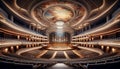 Grandeur Unveiled: AI Generated Interior of Exquisitely Designed Amphitheater