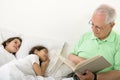 Grandfather bed time story