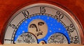 Grandfather Clock Calendar Moon Globe