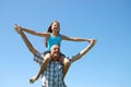 Grandfather with the grand daughter