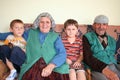 Grandfather, grandmother and grandchilderen