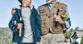 Grandfather and Grandson Enjoying Fishing Together Royalty Free Stock Photo