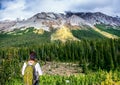 The grandiose landscape of the Rockies