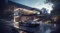 Grandiose Mansion & Sleek Supercar: A Perfect Luxury Pairing