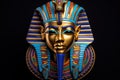 Grandiose Pharaoh mask colorful. Generate Ai