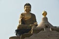 Grandiose shot of the Riesen Buddha Statue in Fo Guang Shan-Tempel, Dashu, Kaohsiung, Taiwan Royalty Free Stock Photo