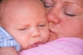 Grandma And Baby Snuggle Royalty Free Stock Photo