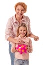 Grandma and little girl Royalty Free Stock Photo